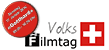 Logo Volksfilmtag mit Thema-Botton 2016